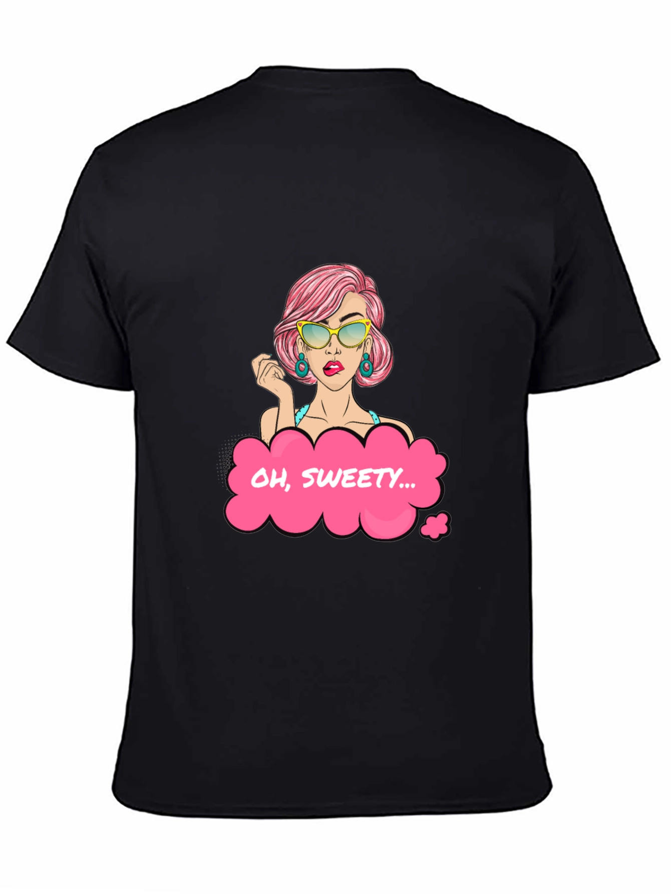 Oh Sweety Graphic T-Shirt - Stylish Pop Art Design
