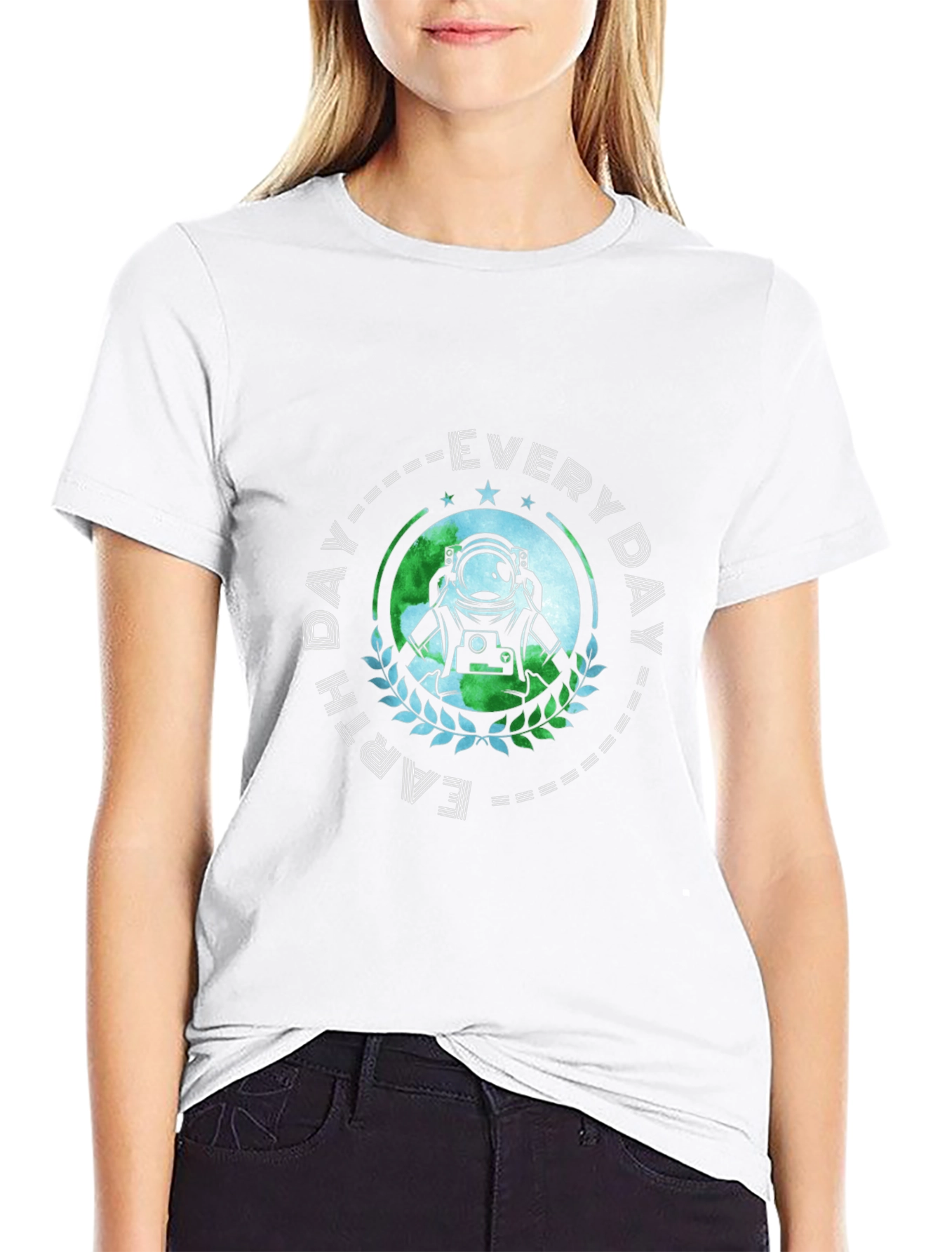 Everyday Earth Day T-Shirt - Astronaut Design