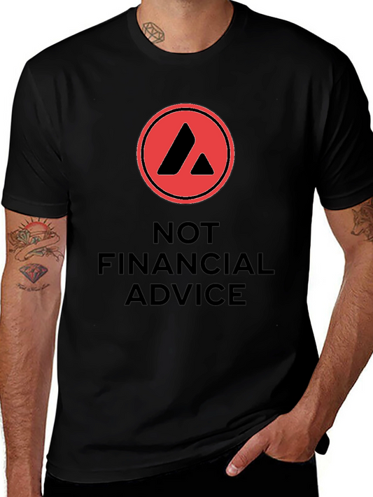 Avalanche Crypto Not Financial Advice T-Shirt