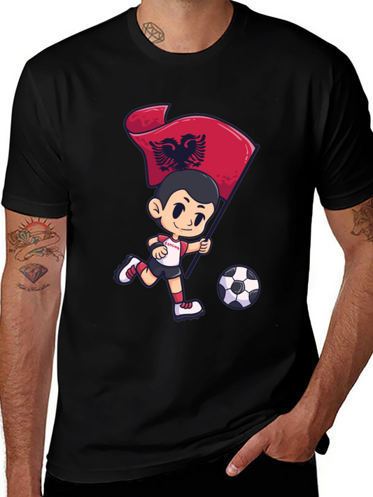 Albania Soccer Flag Boy T-Shirt