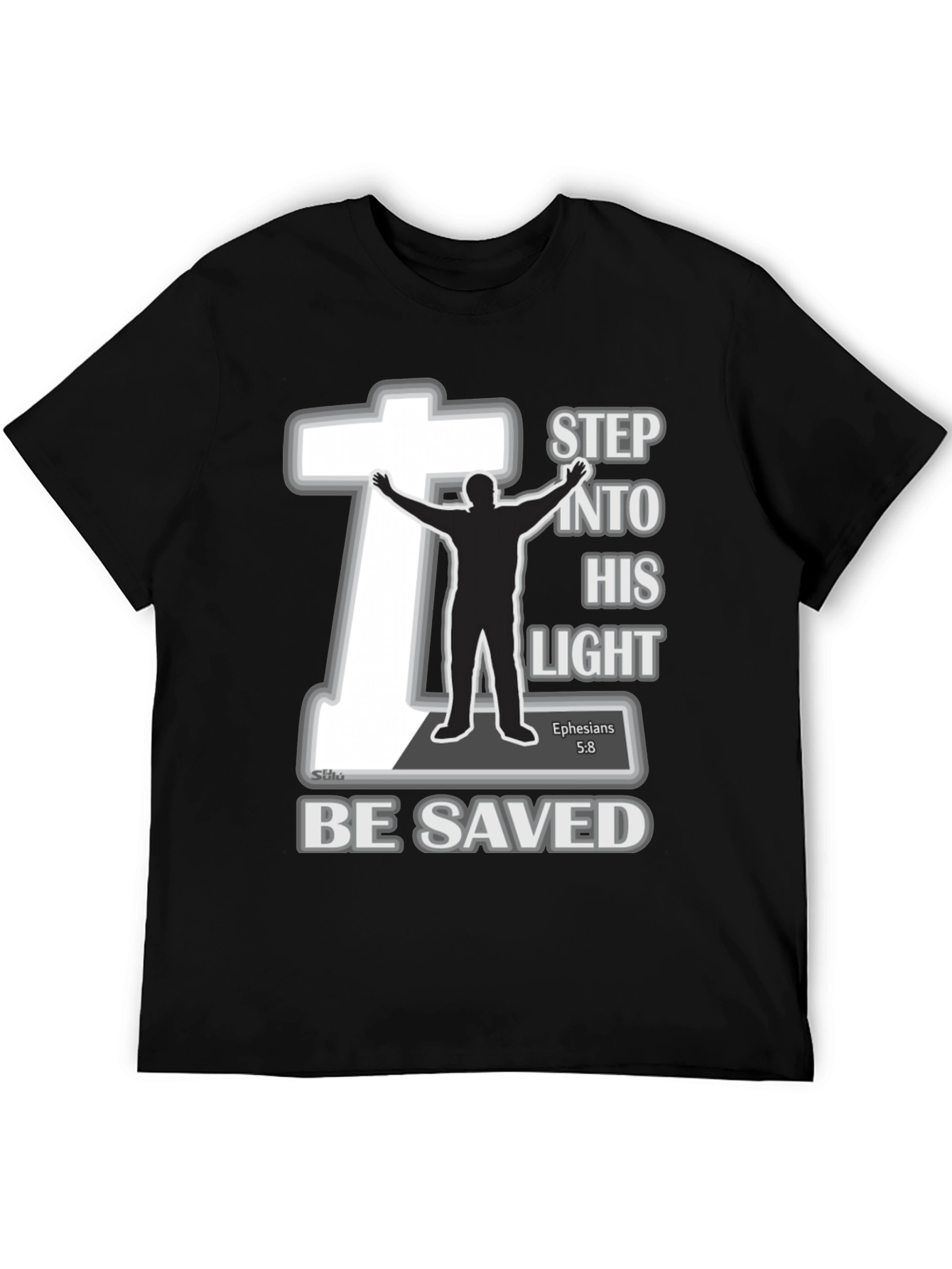 Step into His Light T-Shirt - Christian Faith Tee