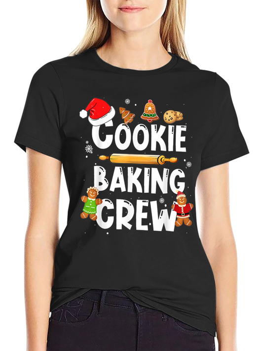 Cookie Baking Crew Holiday T-Shirt