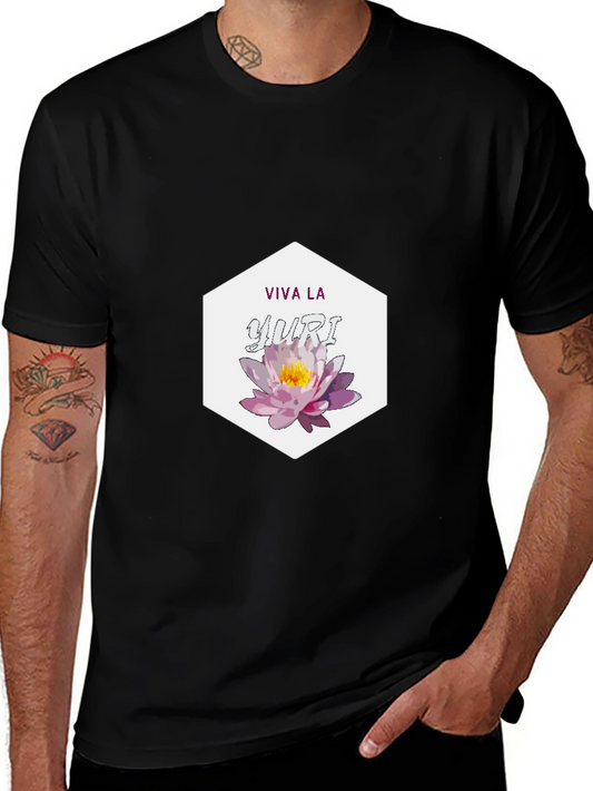 Viva La Yuri T-Shirt - Lotus Flower Design