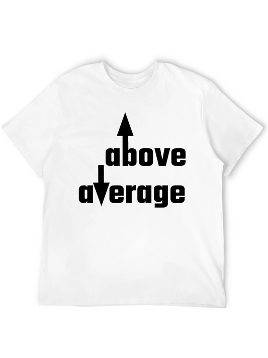 Above Average Graphic Tee - Black Casual Shirt