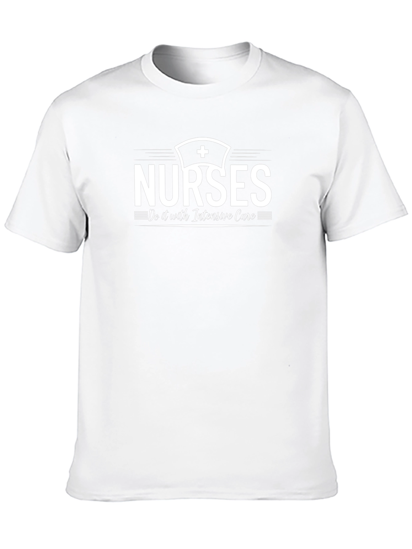 Nurses Do It With Intensive Care Black T-Shirt