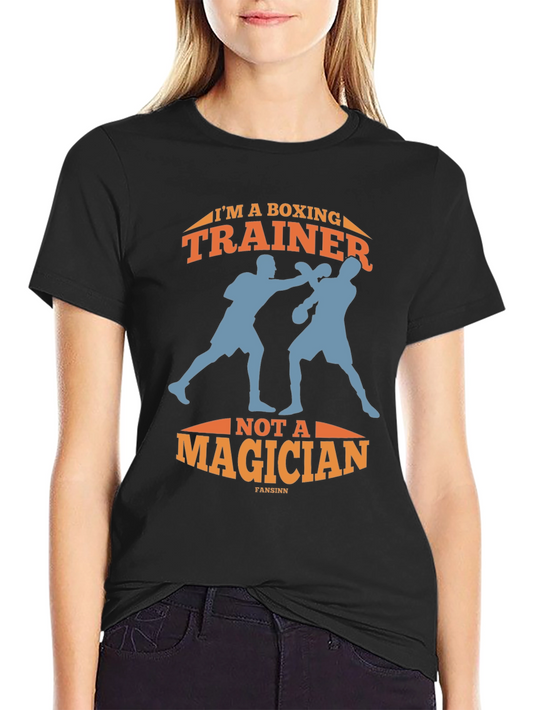 Boxing Trainer Graphic T-Shirt - Funny Boxer Tee