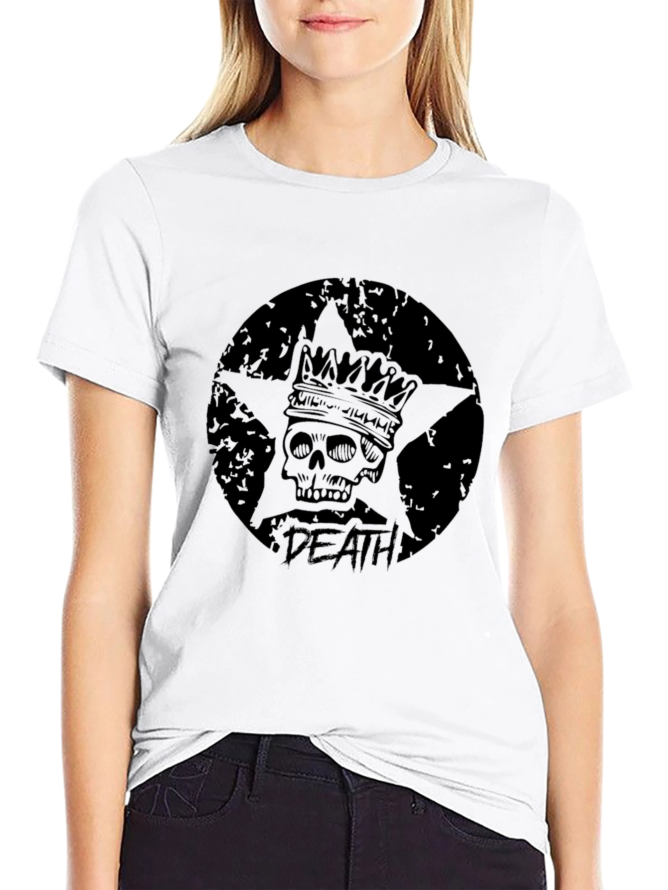 Death Star Skull Graphic T-Shirt