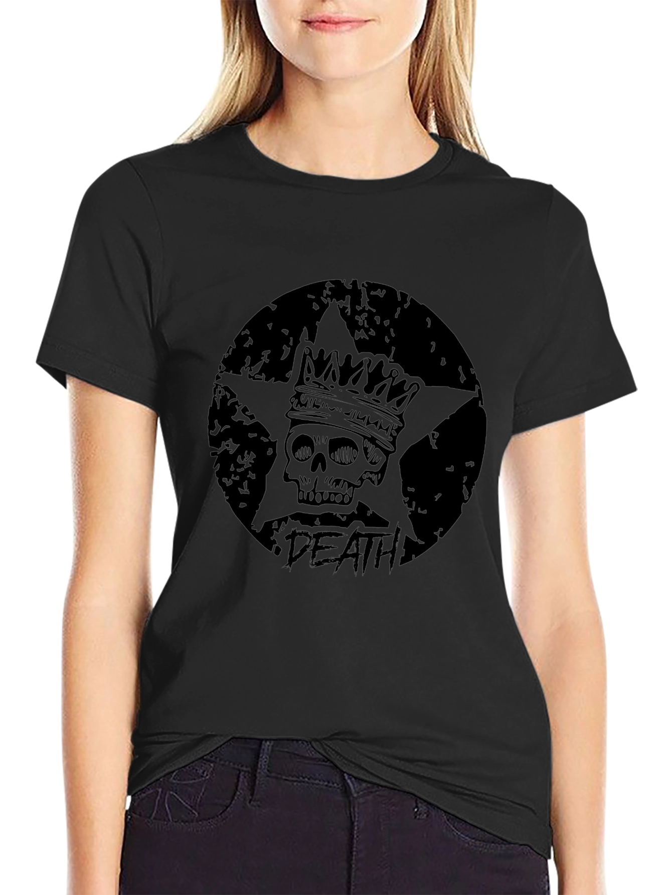 Death Star Skull Graphic T-Shirt