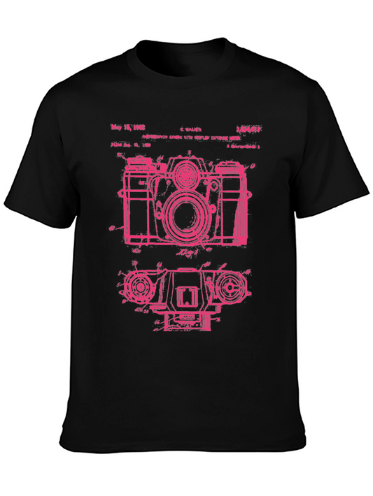 Camera Blueprint Graphic T-Shirt
