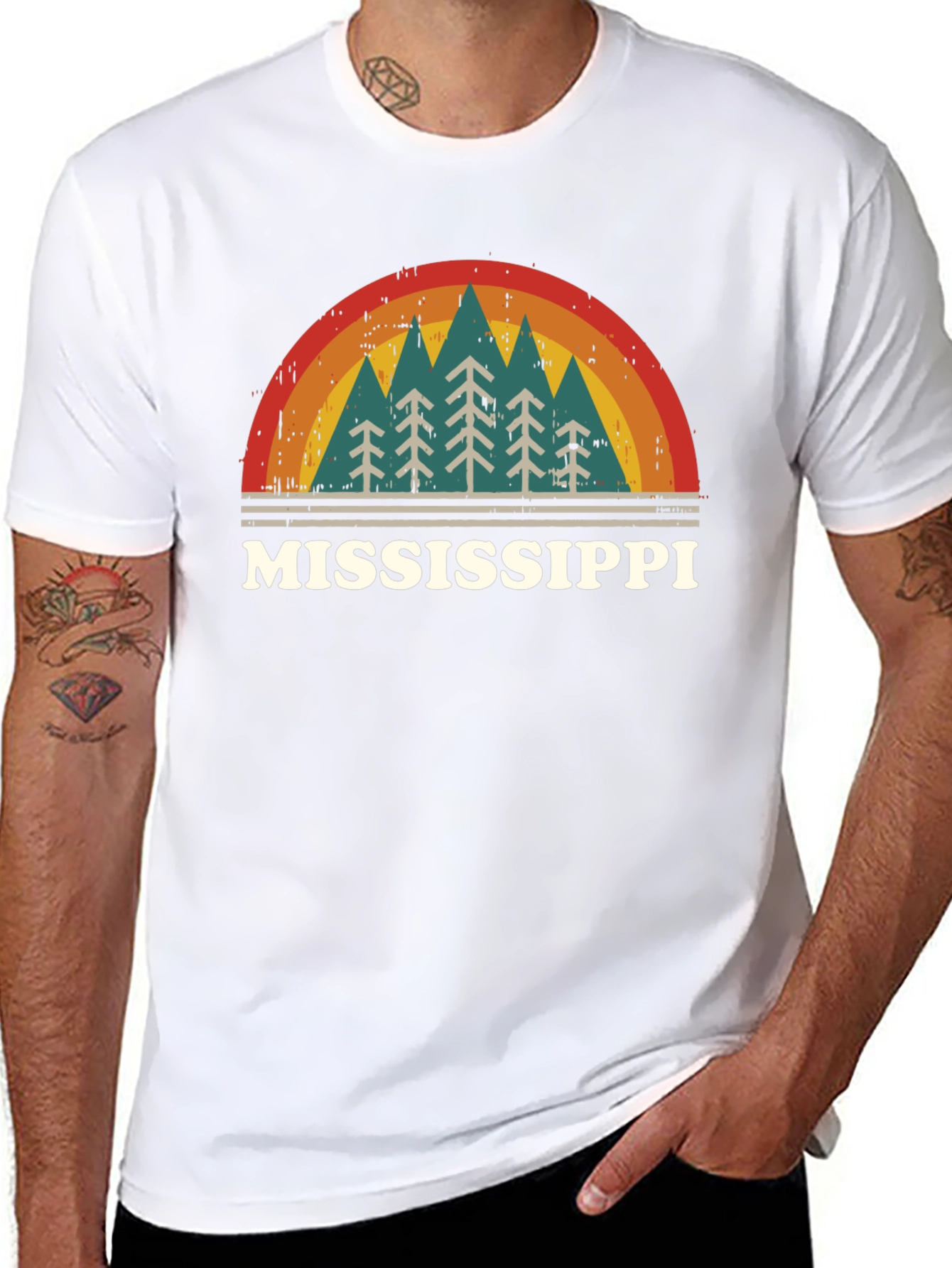 Mississippi Retro Graphic T-Shirt