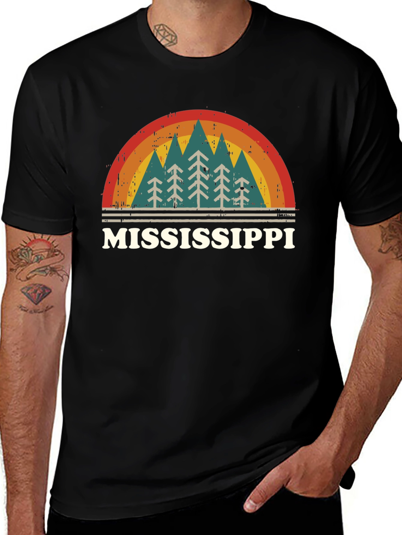 Mississippi Retro Graphic T-Shirt