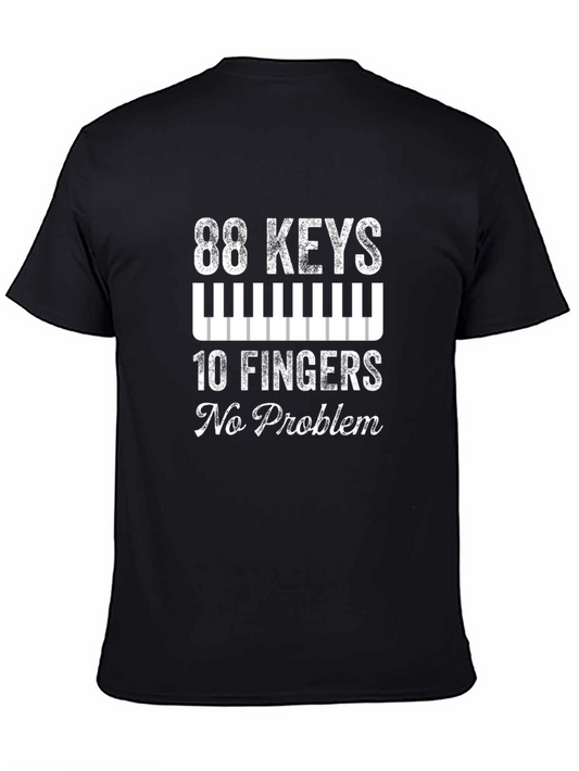 88 Keys 10 Fingers T-Shirt - Musician Tee