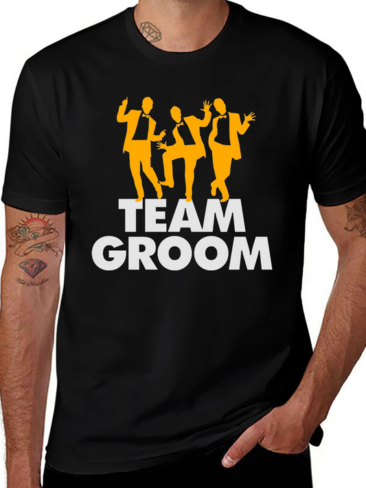 Team Groom Tuxedo Graphic T-Shirt