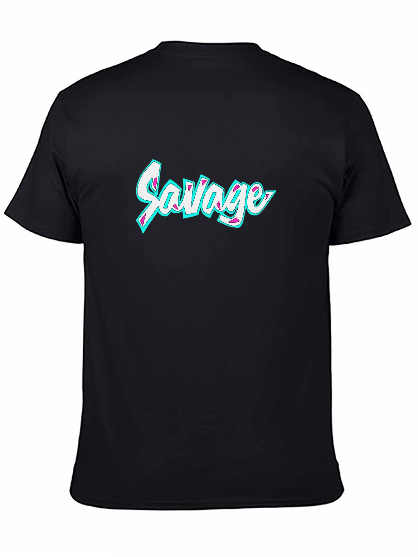 Savage Graphic Print Crew Neck T-Shirt