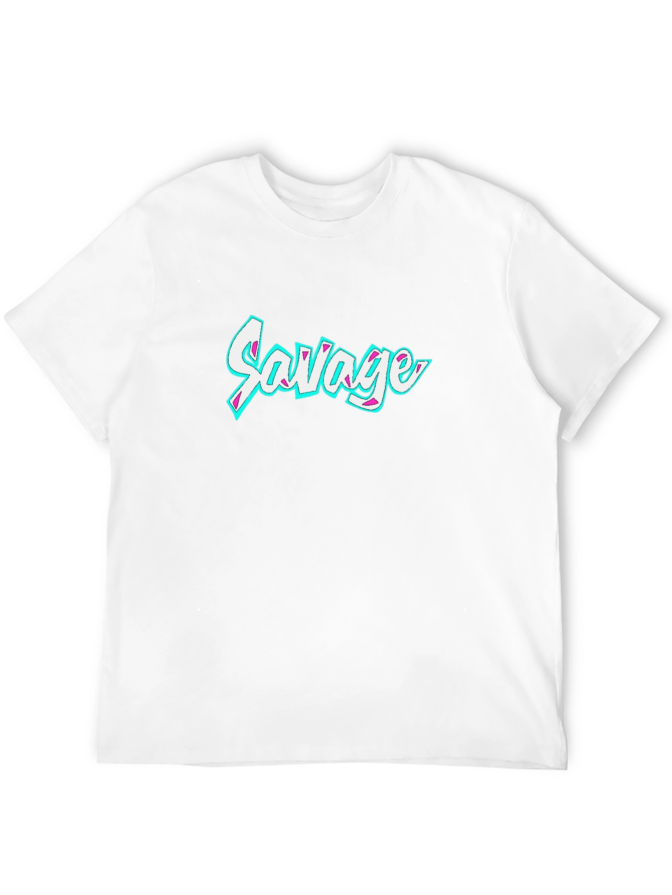 Savage Graphic Print Crew Neck T-Shirt