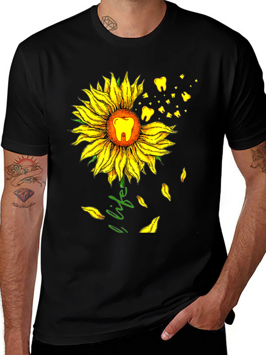 Dental Sunflower T-Shirt - Dentist Life Tee