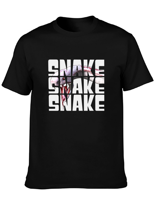Snake Graphic Tee - Bold Statement T-Shirt