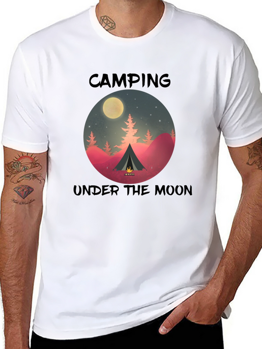 Camping Under the Moon Graphic Tee