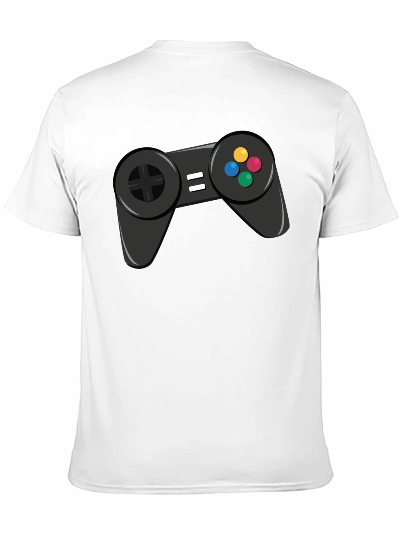 Gamer Graphic Tee - Black Cotton Shirt