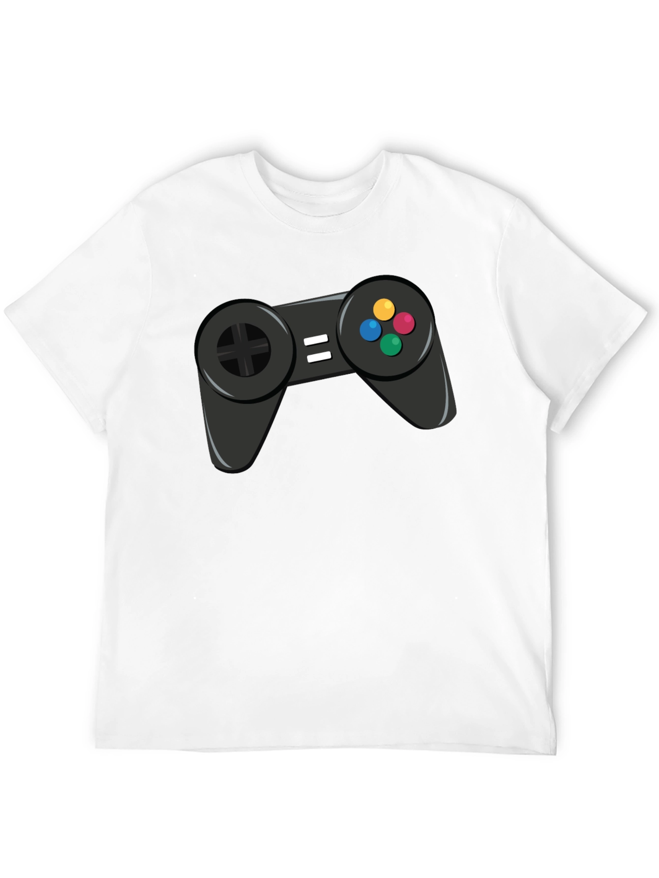 Gamer Graphic Tee - Black Cotton Shirt