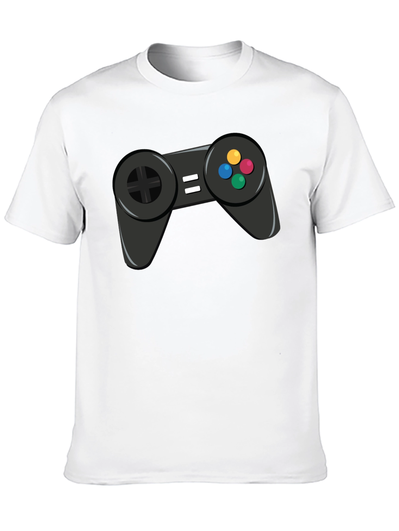 Gamer Graphic Tee - Black Cotton Shirt