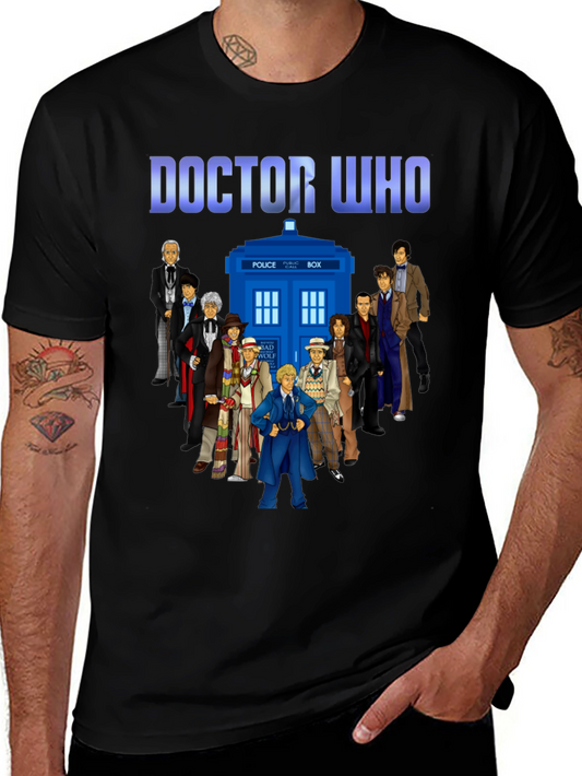 Doctor Who T-Shirt - Tardis and Doctors