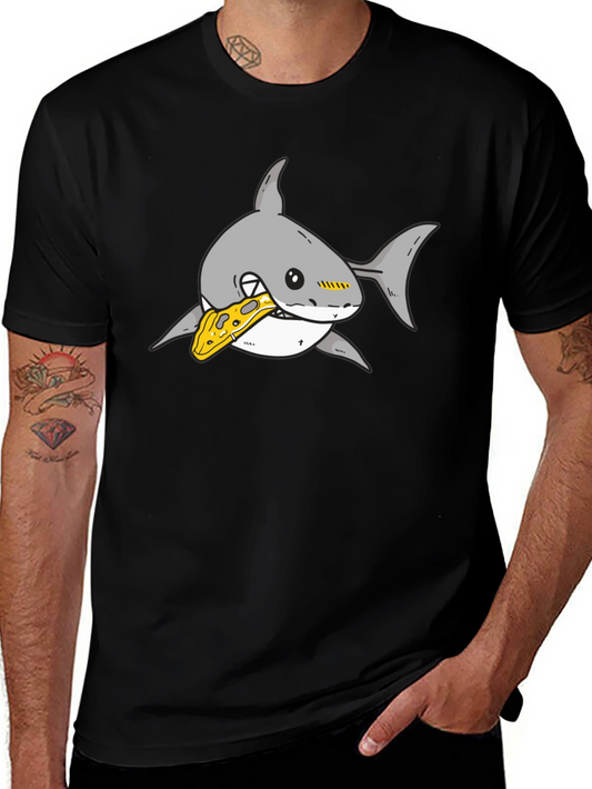 Shark Pizza Lover Graphic Tee