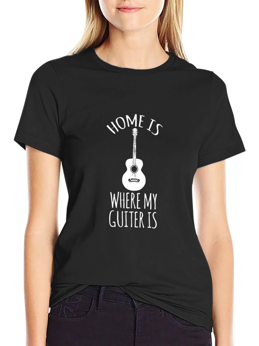 Home is Where My Guitar Is - Graphic T-Shirt