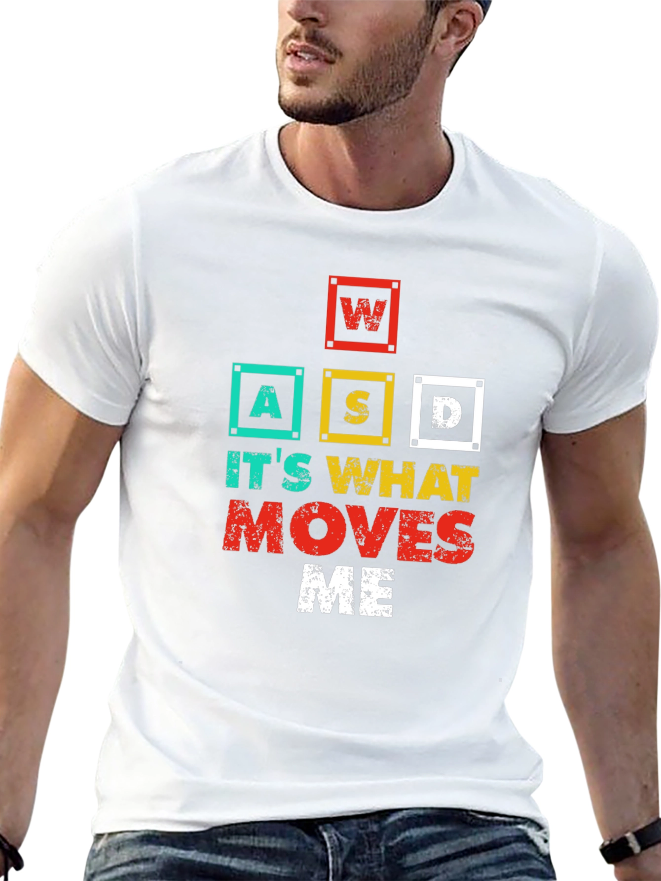 WASD Gaming T-Shirt - Its What Moves Me