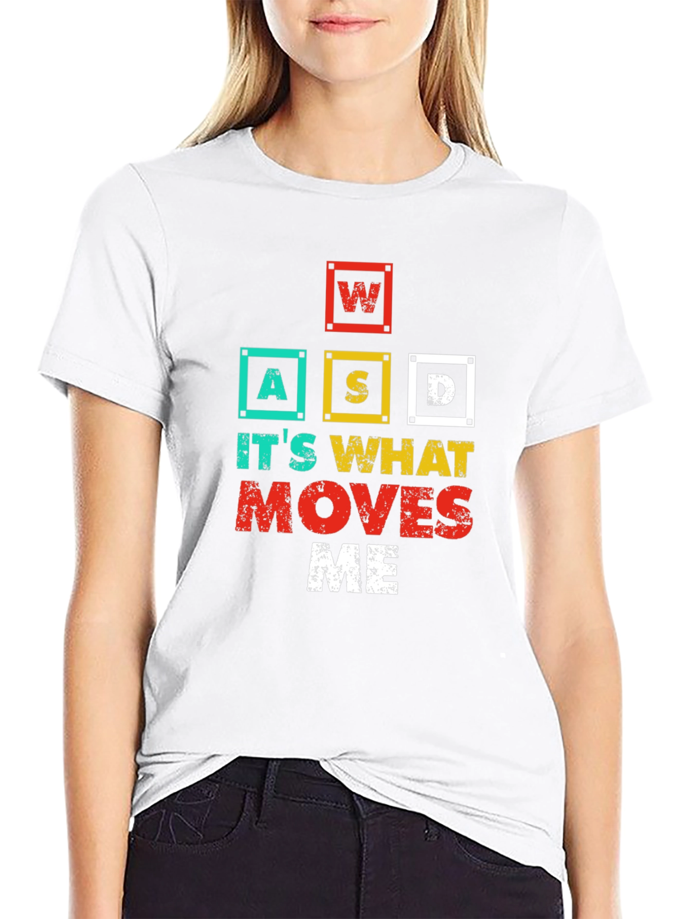 WASD Gaming T-Shirt - Its What Moves Me