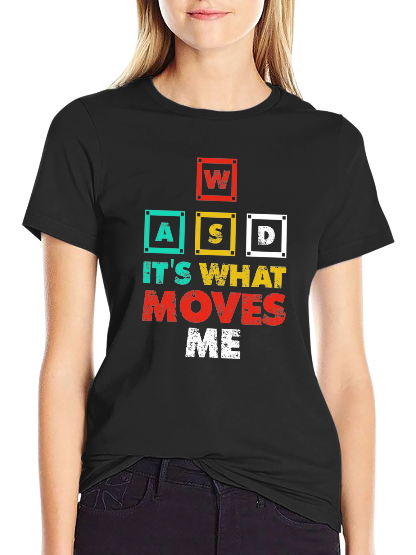 WASD Gaming T-Shirt - Its What Moves Me