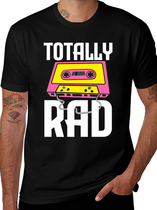 Totally Rad Retro Cassette Tape T-Shirt
