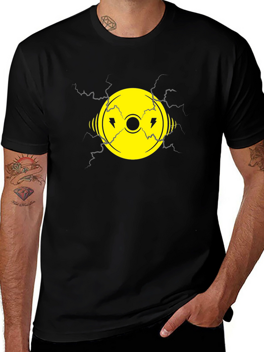 Electric Power Disc Graphic T-Shirt