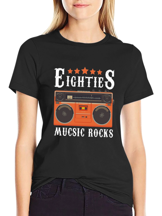 Eighties Music Rocks T-Shirt