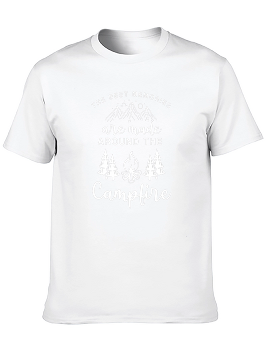 Campfire Memories T-Shirt: Outdoor Adventure Tee