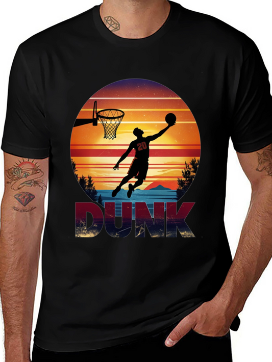 Dunk Retro Basketball T-Shirt