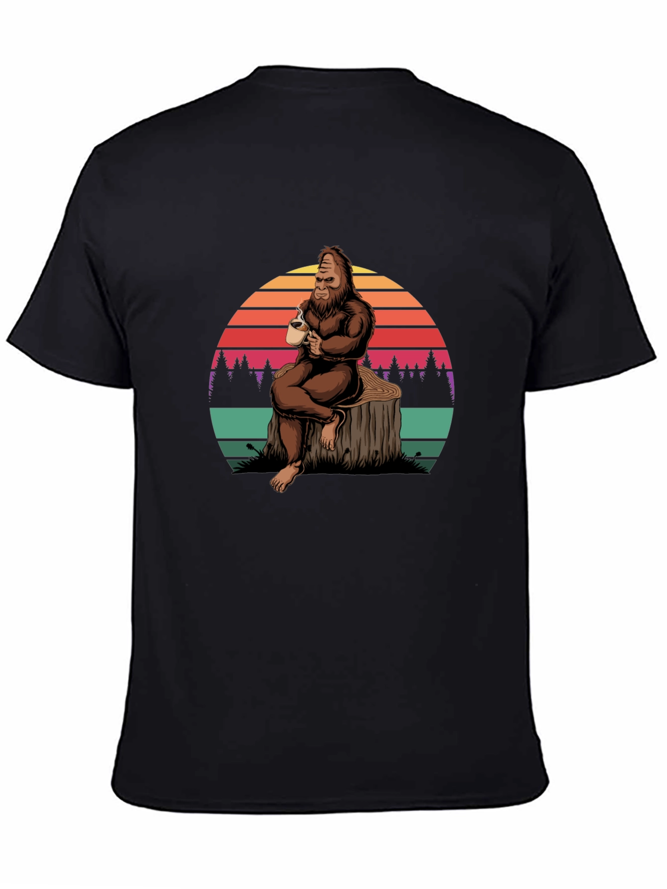 Bigfoot Coffee T-Shirt - Relaxed Sasquatch Tee