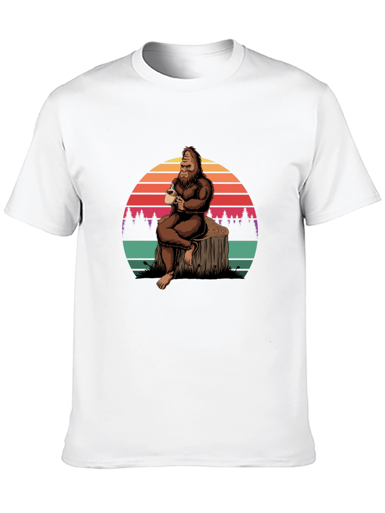 Bigfoot Coffee T-Shirt - Relaxed Sasquatch Tee