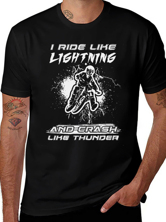 I Ride Like Lightning Biker T-Shirt