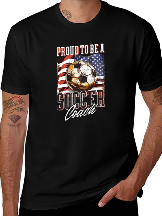 Proud Soccer Coach Graphic Tee