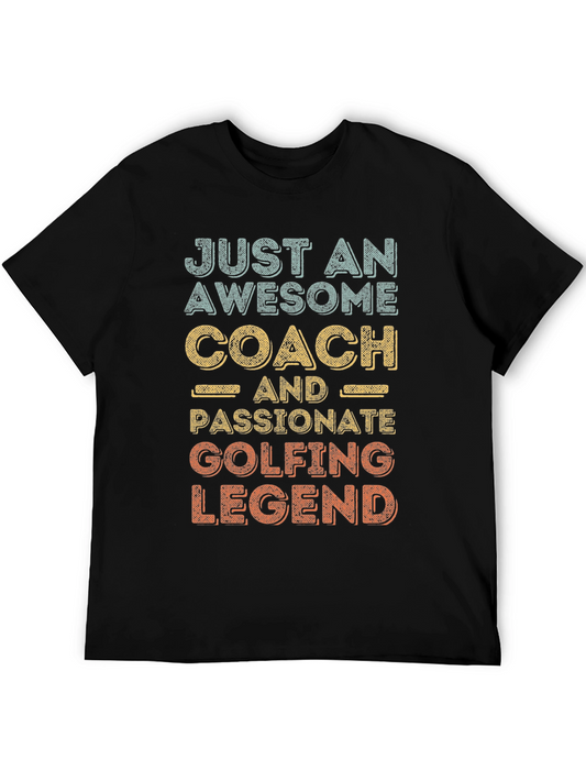 Awesome Golfing Coach Legend Graphic T-Shirt
