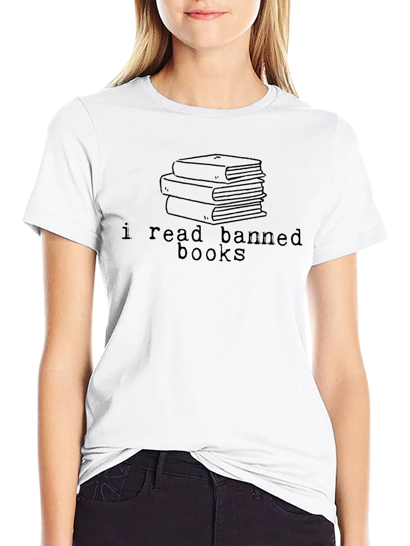 I Read Banned Books T-Shirt - Black