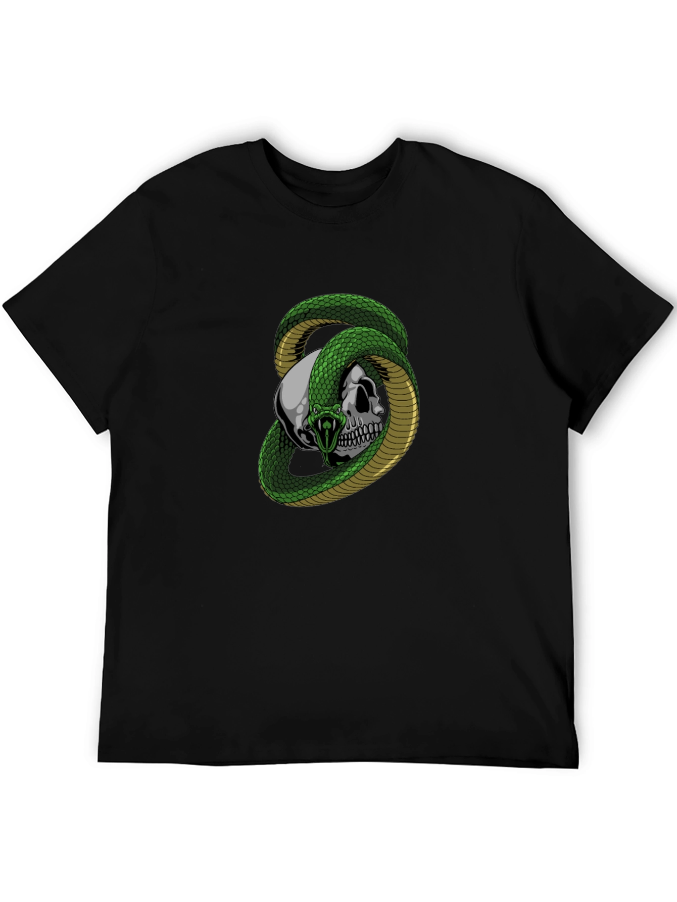 Skull & Snake Graphic Tee - Dark T-Shirt