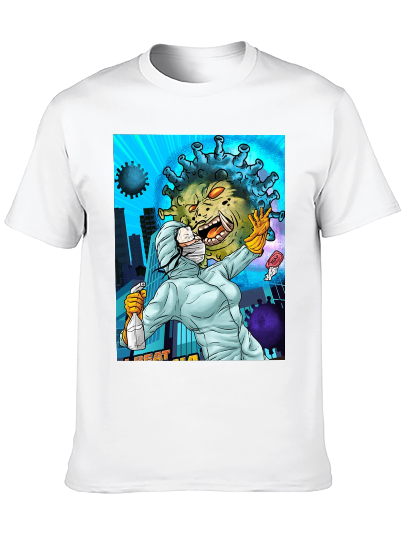 Beat the Virus T-Shirt - Black