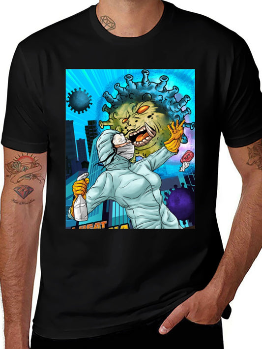 Beat the Virus T-Shirt - Black