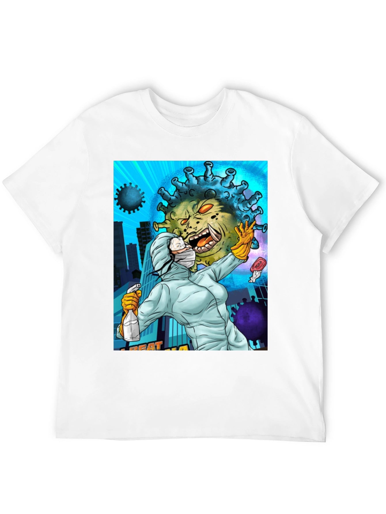 Beat the Virus T-Shirt - Black