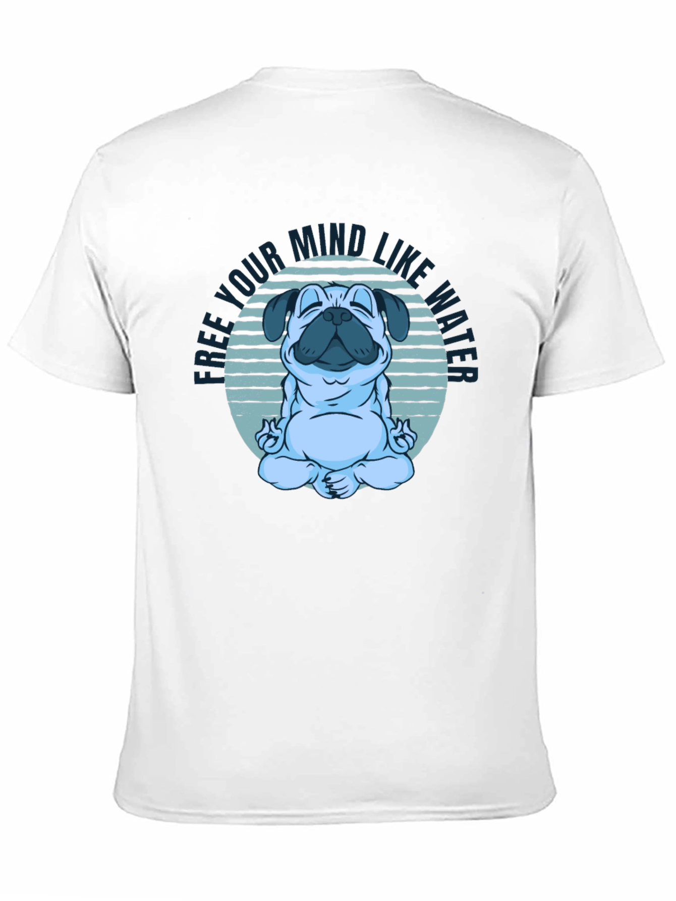 Zen Pug T-Shirt: Free Your Mind