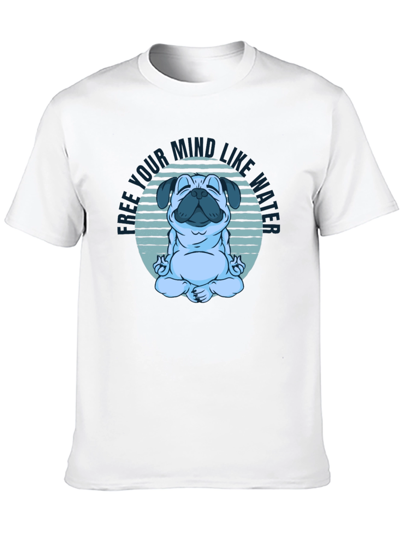 Zen Pug T-Shirt: Free Your Mind