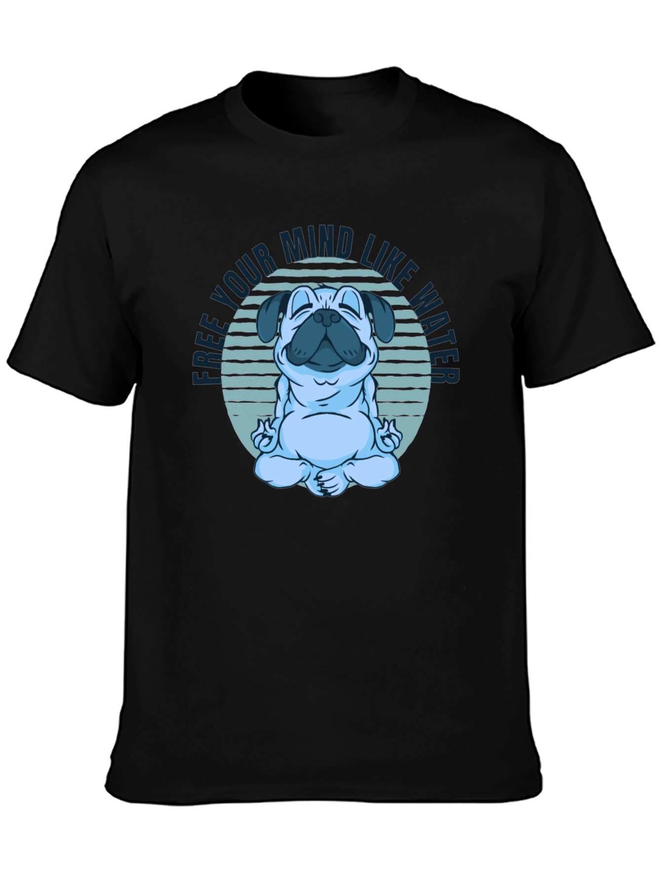Zen Pug T-Shirt: Free Your Mind