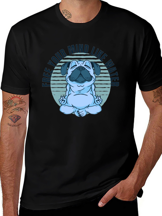 Zen Pug T-Shirt: Free Your Mind